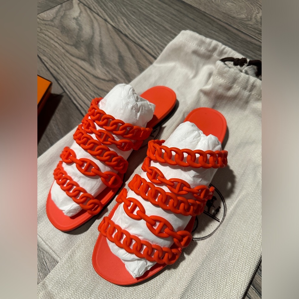 HERMÉS CHAÎNE D’ANCRE SANDALS - Picture 8 of 11